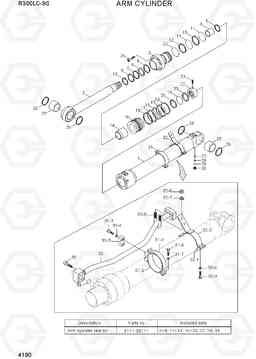 4190 ARM CYLINDER R300LC-9S, Hyundai