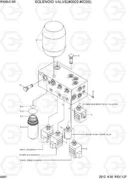 4301 SOLENOID VALVE(#0002-#0200) R300LC-9S, Hyundai