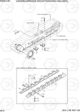 5015 UNDERCARRIAGE MOUNTING(HIGH WALKER) R300LC-9S, Hyundai