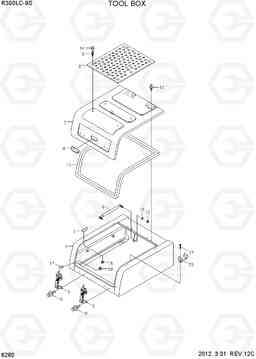 6280 TOOL BOX R300LC-9S, Hyundai