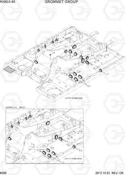 6300 GROMMET GROUP R300LC-9S, Hyundai