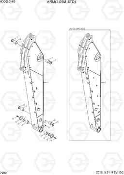 7200 ARM(3.05M, STD) R300LC-9S, Hyundai