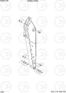 7235 ARM(2.85M) R300LC-9S, Hyundai