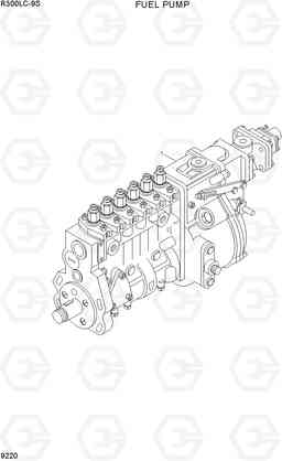 9220 FUEL PUMP R300LC-9S, Hyundai