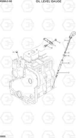 9300 OIL LEVEL GAUGE R300LC-9S, Hyundai