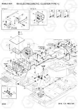 2030 RH ELECTRIC(ARCTIC, CLUSTER TYPE 1) R300LC-9SH, Hyundai