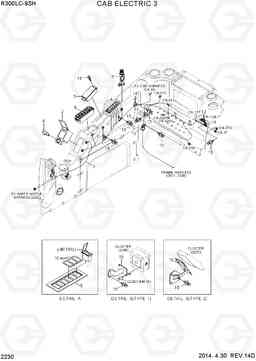 2230 CAB ELECTRIC 3 R300LC-9SH, Hyundai