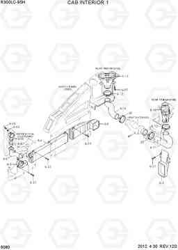 6080 CAB INTERIOR 1 R300LC-9SH, Hyundai