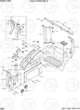 6090 CAB INTERIOR 2 R300LC-9SH, Hyundai