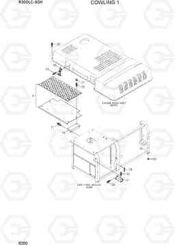 6200 COWLING 1 R300LC-9SH, Hyundai