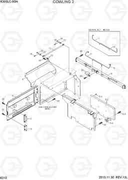 6210 COWLING 2 R300LC-9SH, Hyundai