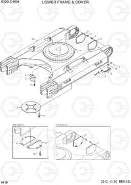 6410 LOWER FRAME & COVER R300LC-9SH, Hyundai