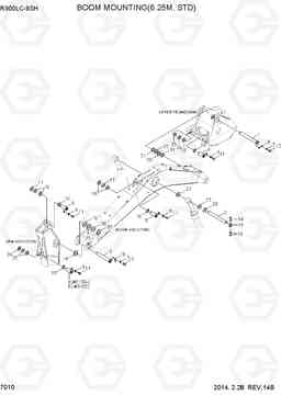 7010 BOOM MOUNTING(6.25M, STD) R300LC-9SH, Hyundai