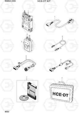 8050 HCE-DT KIT R300LC-9SH, Hyundai