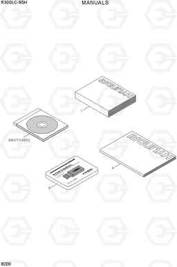 8200 MANUALS R300LC-9SH, Hyundai