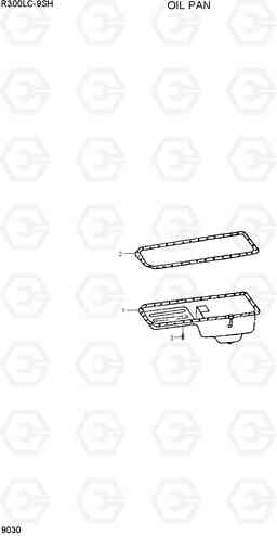 9030 OIL PAN R300LC-9SH, Hyundai