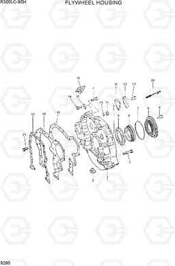 9260 FLYWHEEL HOUSING R300LC-9SH, Hyundai