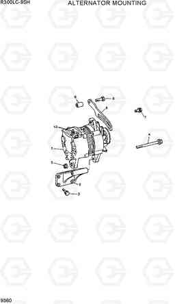 9360 ALTERNATOR MOUNTING R300LC-9SH, Hyundai