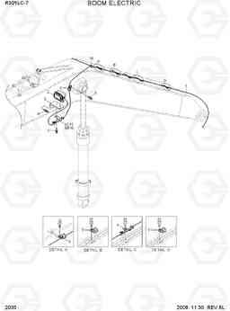 2030 BOOM ELECTRIC R305LC-7, Hyundai