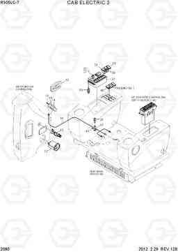 2080 CAB ELECTRIC 3 R305LC-7, Hyundai