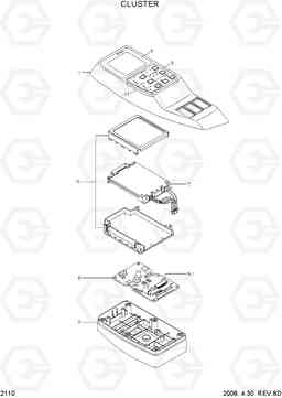 2110 CLUSTER R305LC-7, Hyundai