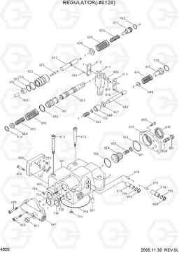 4020 REGULATOR(-#0129) R305LC-7, Hyundai