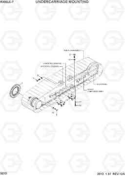 5010 UNDERCARRIAGE MOUNTING R305LC-7, Hyundai