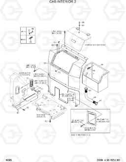 6085 CAB INTERIOR 2 R305LC-7, Hyundai