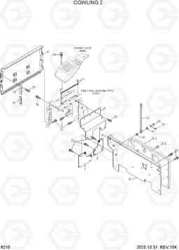 6210 COWLING 2 R305LC-7, Hyundai