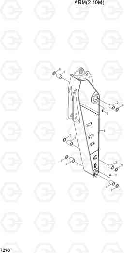 7210 ARM(2.10M) R305LC-7, Hyundai