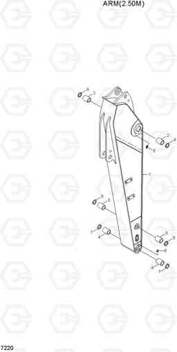 7220 ARM(2.50M) R305LC-7, Hyundai