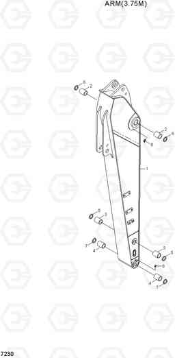 7230 ARM(3.75M) R305LC-7, Hyundai