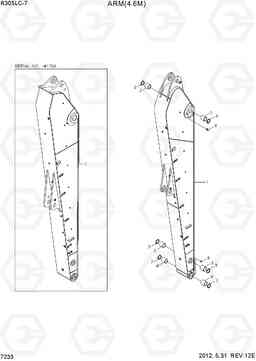 7233 ARM(4.6M) R305LC-7, Hyundai