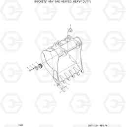 7400 BUCKET(1.46M3 SAE HEAPED, HEAVY DUTY) R305LC-7, Hyundai