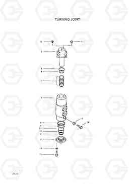 2130 TURNING JOINT R320LC, Hyundai