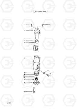 2130 TURNING JOINT R320LC, Hyundai