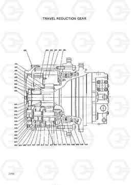 2150 TRAVEL REDUCTION GEAR R320LC, Hyundai