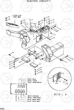 3020 ELECTRIC CIRCUIT 1 R320LC, Hyundai