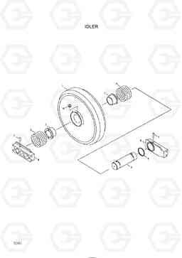 5040 IDLER R320LC, Hyundai