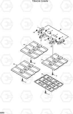 5050 TRACK CHAIN R320LC, Hyundai