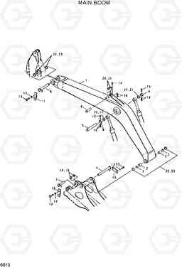 6010 MAIN BOOM R320LC, Hyundai