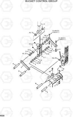 6030 BUCKET CONTROL GROUP R320LC, Hyundai