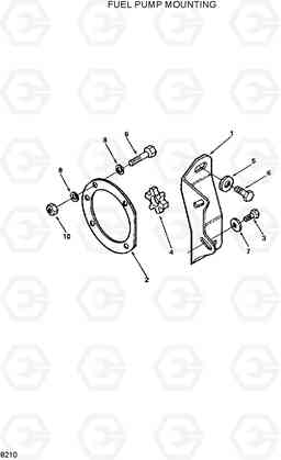 8210 FUEL PUMP MOUNTING R320LC, Hyundai