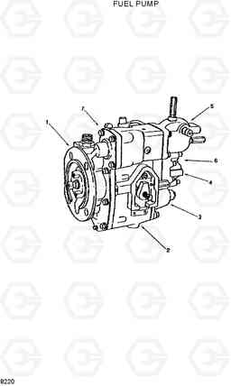 8220 FUEL PUMP R320LC, Hyundai