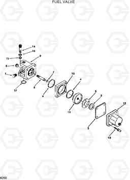 8250 FUEL VALVE R320LC, Hyundai