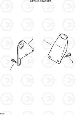 8270 LIFTING BRACKET R320LC, Hyundai