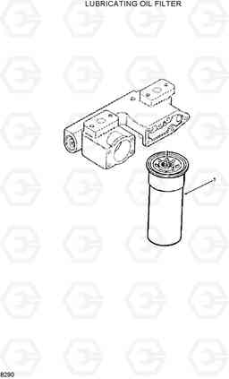 8290 LUBRICATING OIL FILTER R320LC, Hyundai