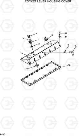 8430 ROCKER LEVER HOUSING COVER R320LC, Hyundai