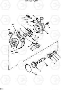 8460 WATER PUMP R320LC, Hyundai