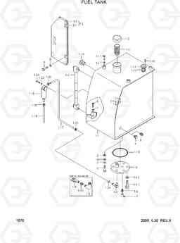 1070 FUEL TANK R320LC-3, Hyundai